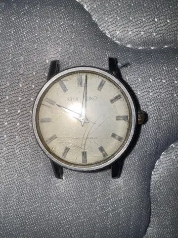 KING SEIKO 수동 와인딩 시계 실버 다이얼