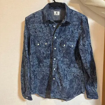 PAUL SMITH 그래픽 프린트 셔츠 L