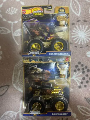 핫휠 몬스터 트럭 트로피 챔피온 빅풋 2대