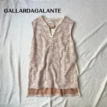 [ 미사용 새상품 ] 개럴개런트 트위드 프린지 베스트