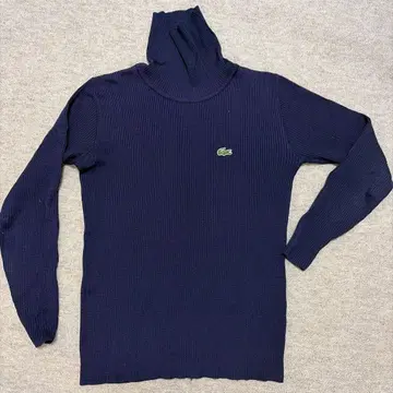 라코스테 네이비 터틀넥 스웨터 M