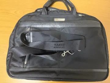 TAKEO KIKUCHI 블랙 비즈니스 백