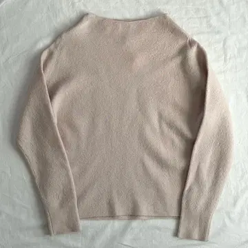 [ 미사용 새상품 ] AMACA 보틀넥 울 니트 핑크