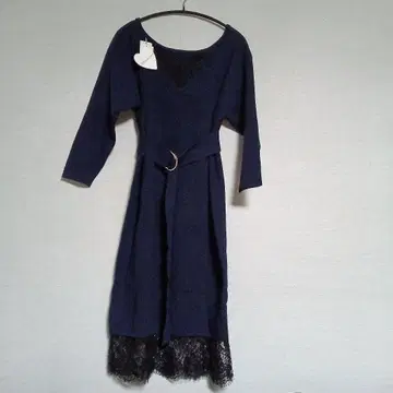 새상품 [ 31Sons de mode ] 네이비 니트 원피스 사이즈 36