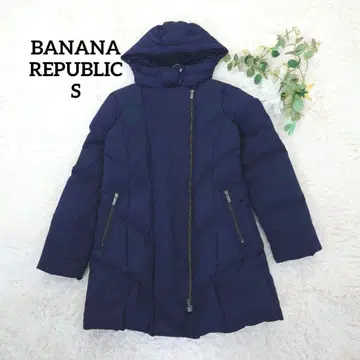 바나나리퍼블릭 여성용 다운 코트 (S) 후드 부착 집업