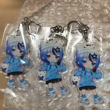 돌레쿠 유니 씨 아크릴 키링 3개 세트