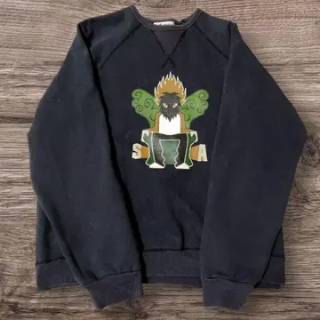 [ 90s ] SATAN ARBEIT 그래픽 트레이닝복 블랙