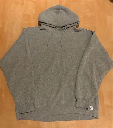 90s 00s 러셀 후드티 그레이 리버스 위브 맨투맨 무지