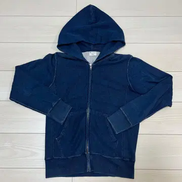 Champion Reverse Weave 데님 블루 후드티 S