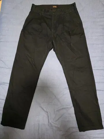 플랫 헤드 블랙 치노 팬츠 아메카지 구제 의류