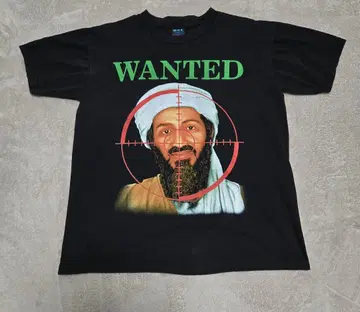 WANTED 오사마 빈 라덴 T셔츠