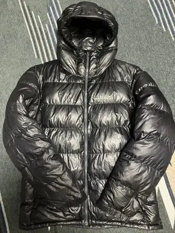 몽벨 L 알파인 다운 파카 후드티 다운 자켓 블랙