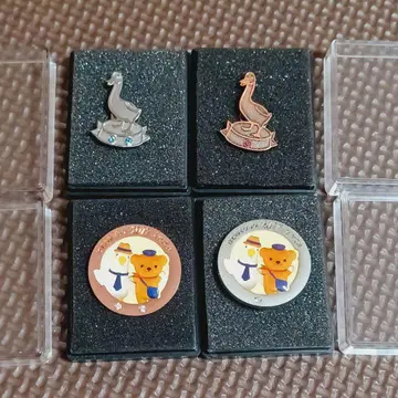 포스쿠마 아플락 핀 배지 4개 세트