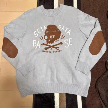 세타가야 베이스 SETAGAYA BASE 스컬 니트 스웨터 도코로 죠지