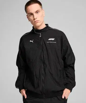 새상품 M 포뮬러 1 T7 오버 사이즈 트랙 자켓 블랙