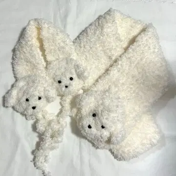 [ 세트 ] 복슬복슬 귀도리 & 머플러