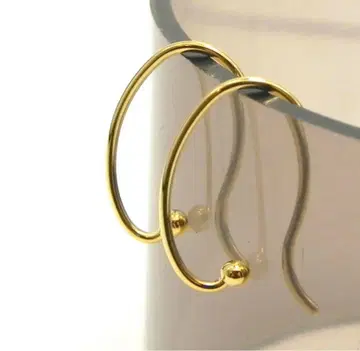 [새상품급] K22 미니미니 아몬드 귀걸이 링 귀걸이