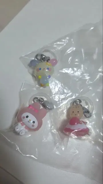 산리오 윳토메지루시 액세서리 우사하나 마이멜로디 마론 크림