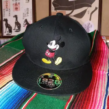 미키마우스 블랙 캡 DISNEY