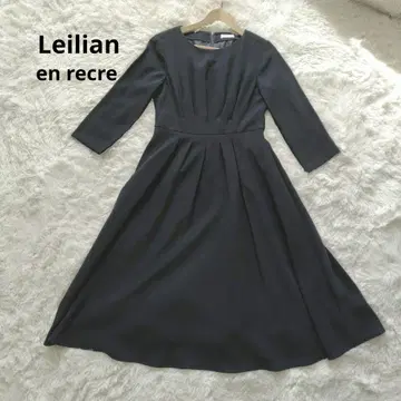 레리안 en recre 턱 플레어 원피스 블랙