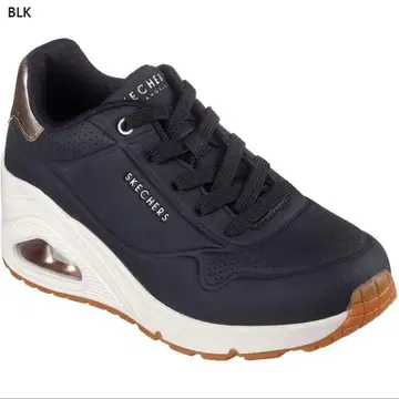 [ 새상품 ] 스케쳐스 우노 하이 스텝스 웨지솔 통굽 23.5cm