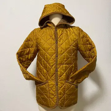 컨디션 최상 LAVENHAM 라벤햄 퀼팅 자켓 후드 부착 36