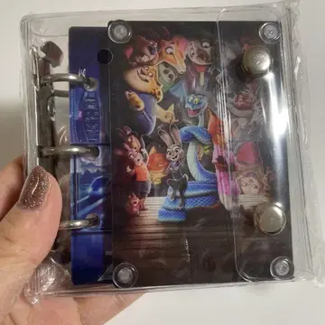 주토피아 바인더 바스락 노트 씰북 클리어 포켓 25매 포함