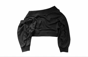 DIANTE Logo off-shoulder sweat tops