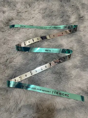 [ 새상품급 ] timelesz 돔 투어 은색 테이프