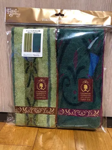 [ 새상품 ] 디즈니 판타지 스프링스 페이스타월 아나와 눈의 여왕