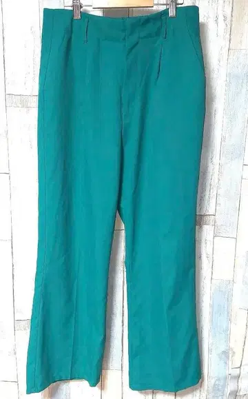 아프레 주르 미뇽 그린 XL 컬러 팬츠 슬랙스 봄/여름