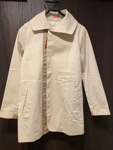 아이보리 스프링 코트 프론트 오픈