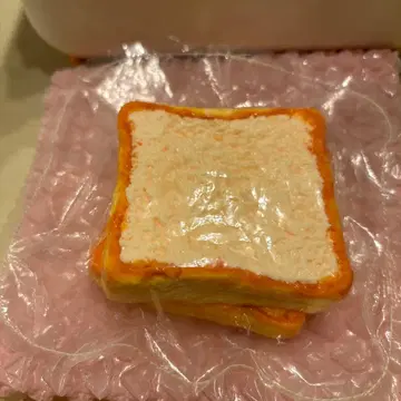 kikisquishy L 사이즈 2장 토스트 흐릿한 순수 진흙