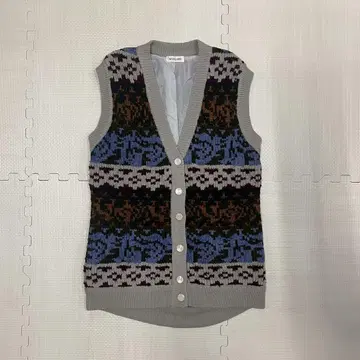 ACCELL ANDO 엑셀랜드 레트로 니트 베스트 빈티지