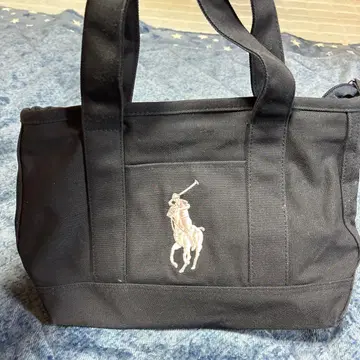 폴로 랄프 로렌 블랙 토트백