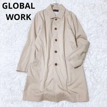 글로벌 워크 스텐카라 코트 아우터 오피스 캐주얼 S 베이지