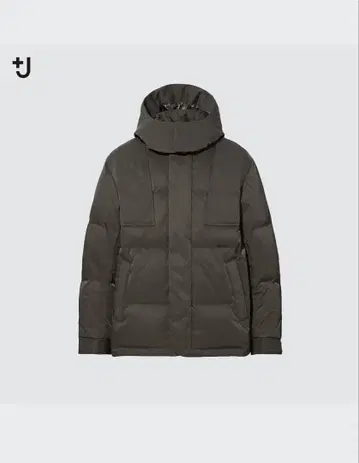 UNIQLO +J 유니클로 다운 오버 사이즈 후드티 M