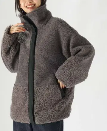 niko and - 퀼팅 보아 절개 자켓 보아 자켓 아우터