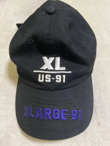 XLARGE 블랙 캡 원사이즈