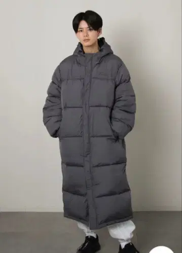 별주 휠라 롱 파이버 다운 코트