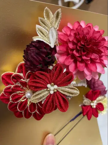 꽃 장식 2개 세트