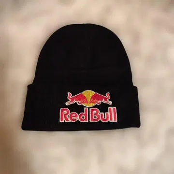 RedBull 블랙 로고 자수 니트 모자 F1 레이싱
