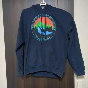 title fight 후드티 네이비 M 사이즈