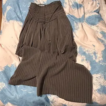 prank project 스트라이프 슈퍼 와이드 팬츠