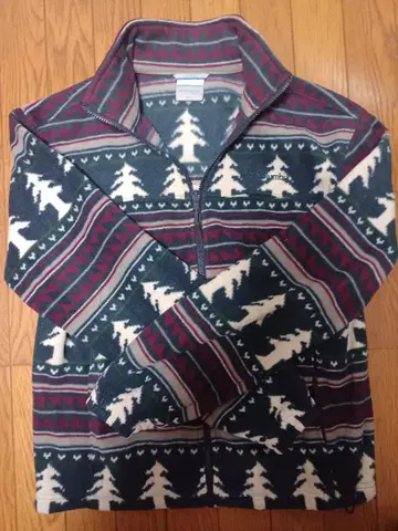 [ 새상품급 ] 트리 패턴 플리스 소재 집업,과 그레이 스웨터 2세트