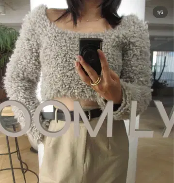 SeaRoomlynn 푸들 2way 숏 니트