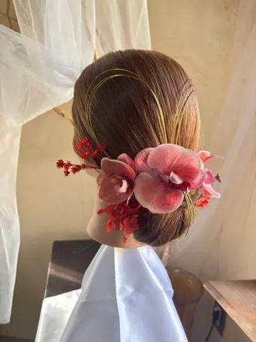 성인식, 결혼식에 팔레놉시스 헤어 액세서리