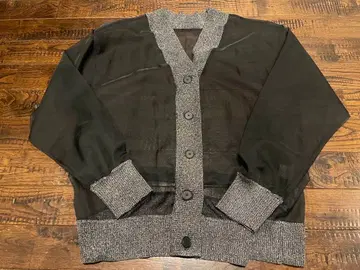 CITY SHOP 리브 도킹 시어 가디건