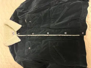 Wrangler 블랙 코듀로이 자켓