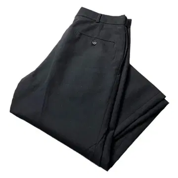 [ 80s ] UK제 Vintage 테이퍼드 슬랙스 팬츠 블랙